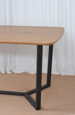 Mesa Albany Natural Base Negra 200 - DT-2216/LG en internet