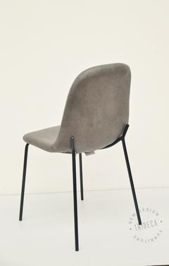 Silla Eagle Ecocuero Gris Claro DC840/GC - comprar online