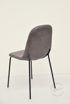 Silla Eagle Ecocuero Gris Oscuro DC840/GO - comprar online
