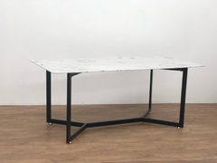 Mesa Moncloa Mármol Base Negra - RT135MNM - comprar online