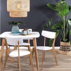 SILLA CLAIRE BLANCA MADERA WM-1597/B - tienda online