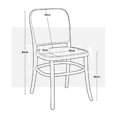 Silla Hoffman Cane Natural CB-29/NT en internet