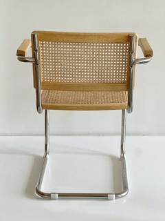 Imagen de Silla Cesca Natural Con Apoya Brazos - CB-11A/NT