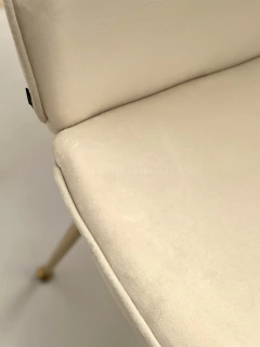 Silla Beetle Beige Base Dorada - S-28/BE en internet