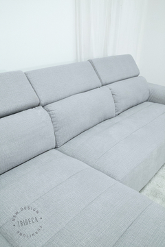 SOFÁ JULES USB LIGHT GREY USB LEFT CORNER JULES/LGL - TRIBECA