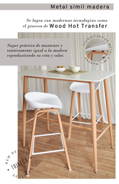 BANQUETA NEW HAY BLANCA CB496/B
