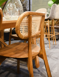 Silla Medan Madera Teka - MLIA10 en internet