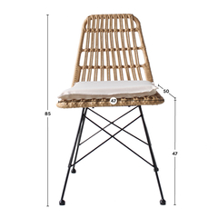 Silla Capri c/ Beige S061/BE - comprar online