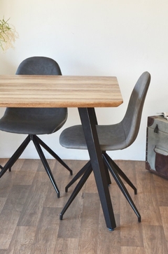 Mesa Ashley Natural Base Negra 160 - RT-1830/M - TRIBECA