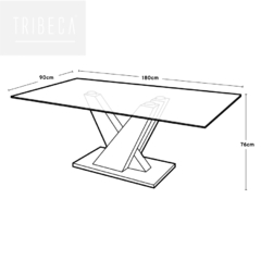 RT-164/MN Mesa Vanna Negra 180 en internet