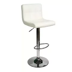 Banqueta Ecocuero Capitone Blanca - RT-1055/W