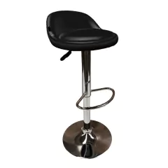 Banqueta Ecocuero Negro - RT-124/N