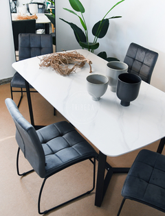 Imagen de Mesa Shina Base Negra 160 - DT2208N/M