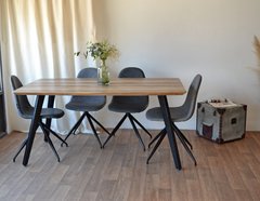Mesa Ashley Natural Base Negra 200 - RT-1830/XL - tienda online