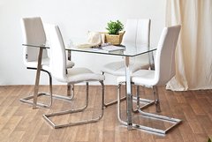 SILLA BEA ECOCUERO BLANCA - DC8220/B - TRIBECA