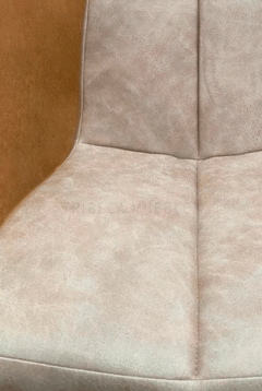 Silla Bea Ecocuero Gamuzado Gris (Beige) - DC8220GEC en internet