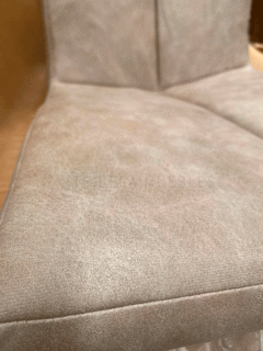 Silla Bea Ecocuero Gamuzado Gris (Beige) - DC8220GEC - TRIBECA