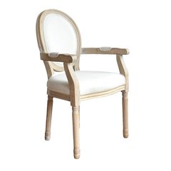 K505/G Sillón Luis XVI Lino Antique Grey con apoy.