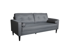 SOFA BOYD GRIS OSCURO BASE NEGRA BOYD/GO - comprar online