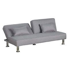SOFÁ BED BEN GRIS CLARO PATA DE CROMO BEN en internet