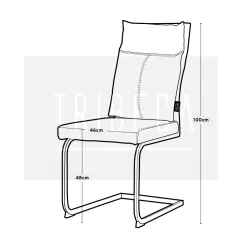 Silla Soft Gris Claro Pana - RT-980/GC-T - comprar online