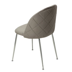 Silla Sybil Gris Claro base Cromo DC608-C/GC - tienda online