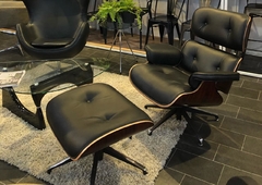 Sillón Miller con Ottomano Rosewood Black EC-015/N - comprar online