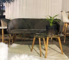 Sillón Runnie Pana Grey/Dorado 2C FSF-01G/TP - TRIBECA