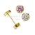 Abridor de Oro 18kt ABRO0019 Susanita Clasica Con Cubic en internet