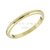 Par de Alianzas de Oro 18kt ALO0007 Media caña borde chato 4 Gramos