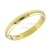 Par de Alianzas de Oro 18kt ALO0010 Media caña ancha 3 Gramos