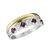 Anillo cruzado Fila Oro Grifas Plata y Oro