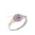 Anillo frutilla chica Plata y Oro