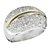 Anillo bombé pavé xancho Plata y Oro