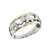 Anillo elefantes calado borde Oro Plata y Oro