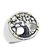 Anillo sello arbol de la vida calado chico Plata y Oro