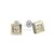 ARO SUSANITA CUADRADO 6X6MM PLATA Y ORO