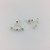 AROS ABANICO PLATA 925 BOLITAS CANUTILLOS FLOR
