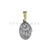 Medalla oval divino niño con aplique. - comprar online