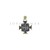 Cruz san benito chica con apliques. - comprar online