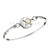 Esclava Pinza Plata y Oro centro Luna Estrella