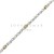 Pulsera Roló maciza 5mm Plata y Oro