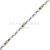 Pulsera forcet almendra Plata y Oro