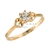 Anillo Solitario Oro 18k - ANO0107