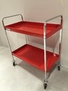 Mesa rodante de 2 bandejas - migarage