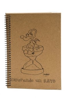 Cuaderno Espiralado Papel Kraft DIBUJOS (para elegir)