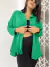 Camisa Over Verde - Flor Lazzari Venta Mayorista