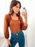 Remera Margot Tostado - Flor Lazzari Venta Mayorista