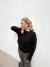 Sweater Indira Negro - Flor Lazzari Venta Mayorista