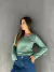 Remera Carlie Verde - Flor Lazzari Venta Mayorista
